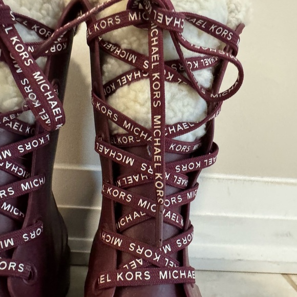 Michael Kors Montaigne Faux Fur Rain Boot - Picture 6 of 16